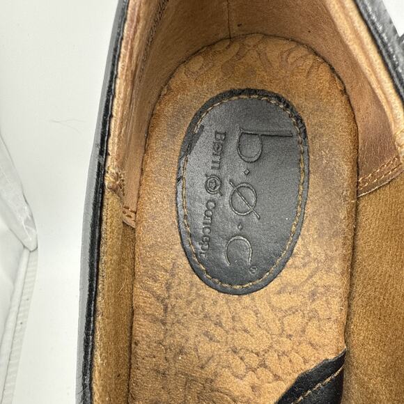 Born Concepts B.O.C Kimy Black Clog Bootie Size 10 C03603 Block Heel Slip On EUC - Picture 5 of 12